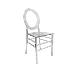 Clear O Back Resin Chair - Image 6