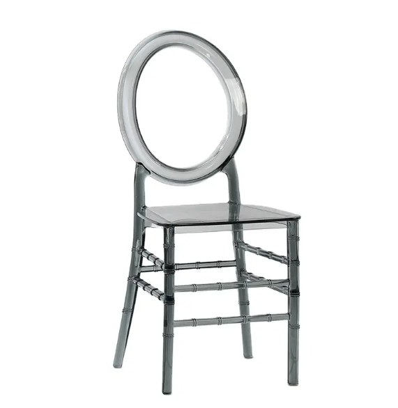 Clear O Back Resin Chair - Image 5