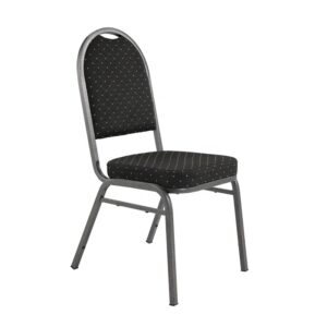 PU Leather Banquet Chair Black