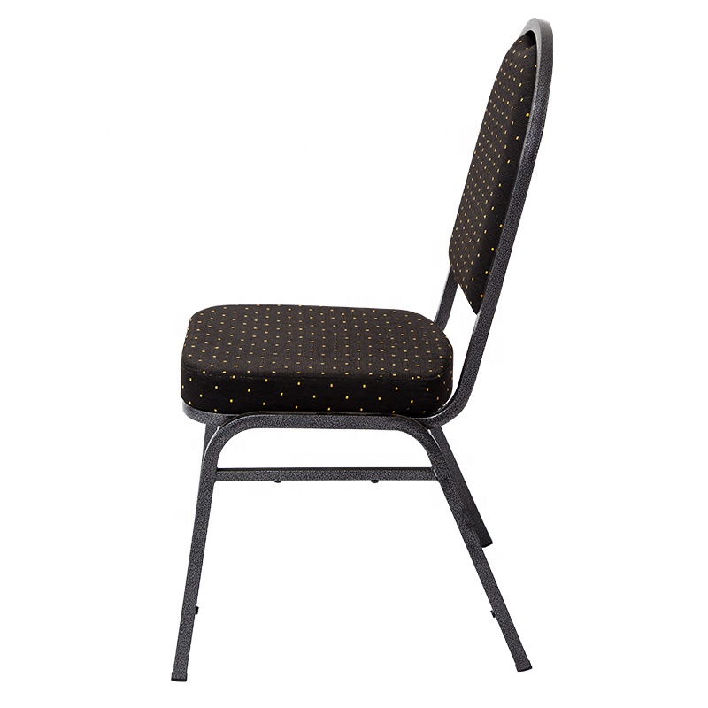 PU Leather Banquet Chair Black - Image 3